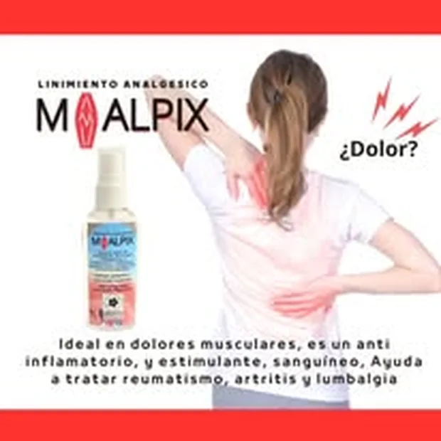 Malpix linimento con ingredientes de origen natural